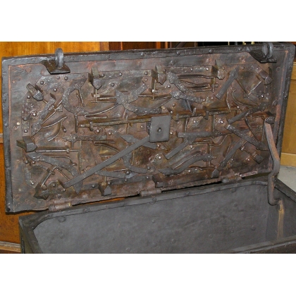 Floor-standing safe. From  Moinat SA  - Antiques and home décor