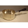 Casserole Restaurion en argent, monogrammée R J