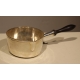 Casserole Restaurion en argent, monogrammée R J