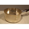 Casserole Restaurion en argent, monogrammée R J