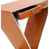  Console "Delta" en alu et bois sur  Moinat SA  - Antiquités décoration