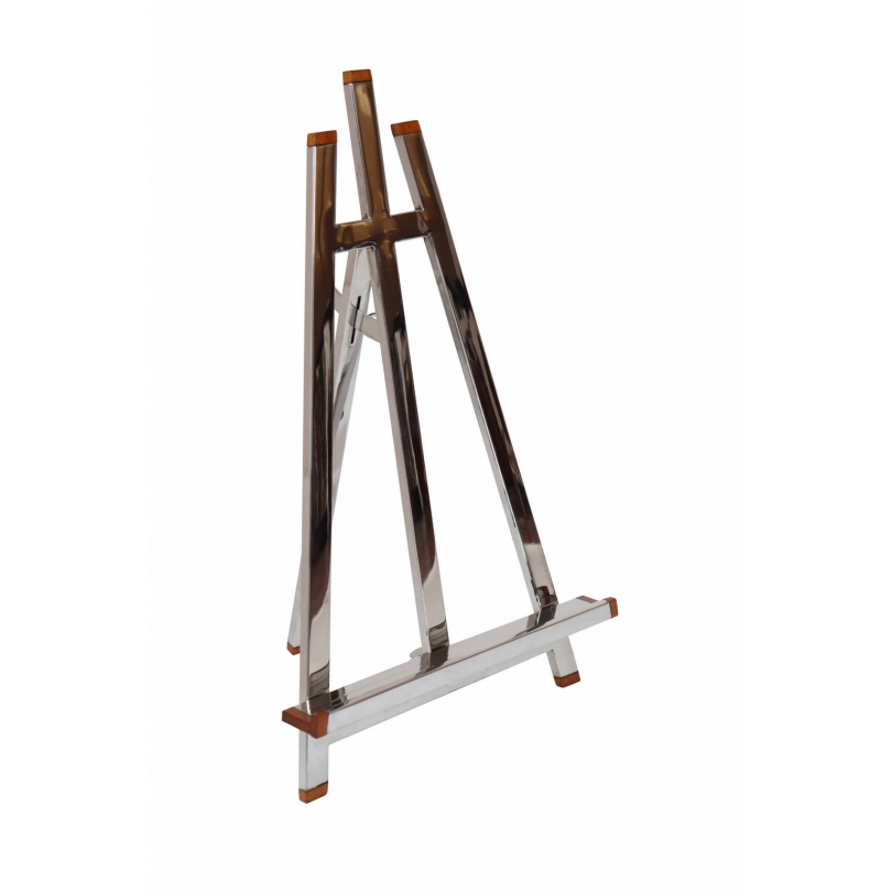 Stainless steel easel, Panama model, from Moinat SA – Antiques and home décor