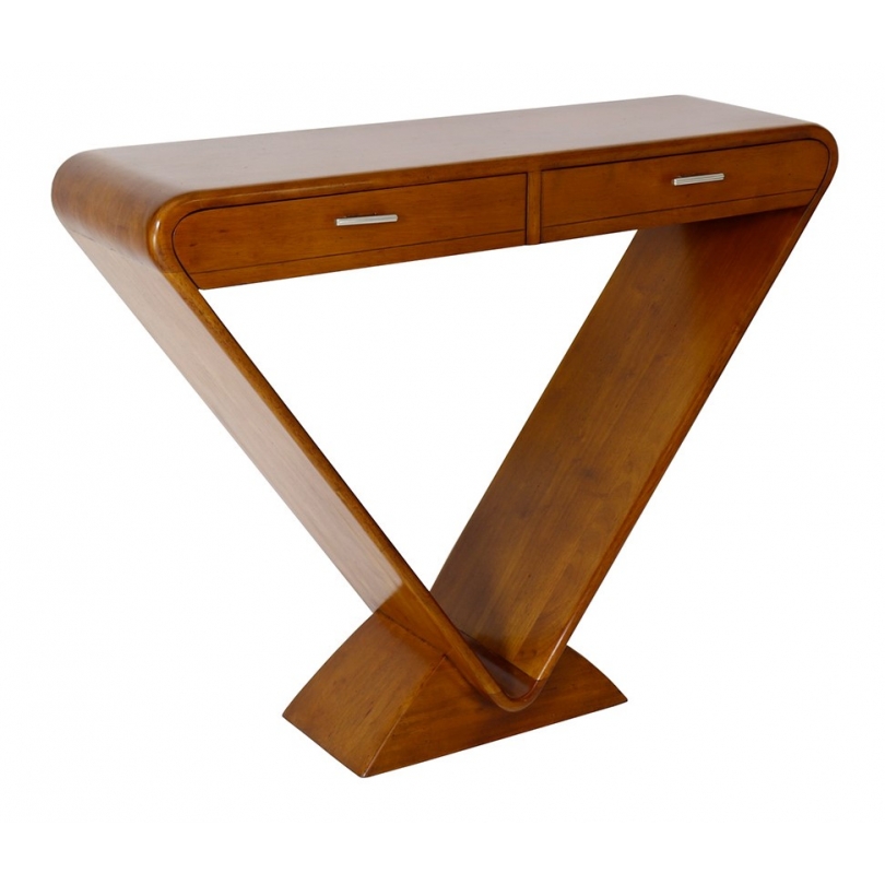 "Icône" sideboard in walnut-stained wood