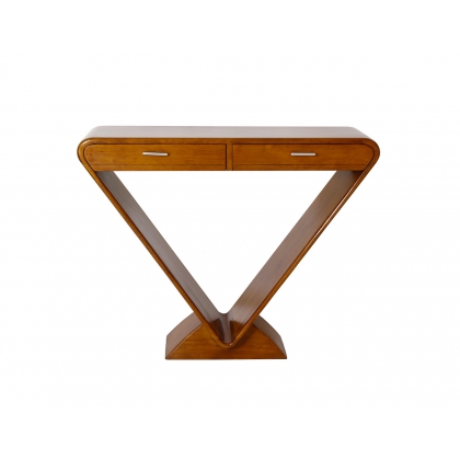 "Icône" sideboard in walnut-stained wood