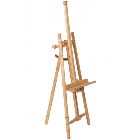 Louis Philippe easel, walnut-stained