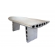 Table "Aile d'avion" en alu