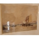Aquarelle "Vue de Venise" signée FRANTZ