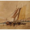 Aquarelle "Vue de Venise" signée FRANTZ