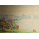 Tableau "Genève" signé PAVEL 95