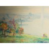 Tableau \"Genève\" signé PAVEL 95
