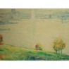 Tableau \"Genève\" signé PAVEL 95