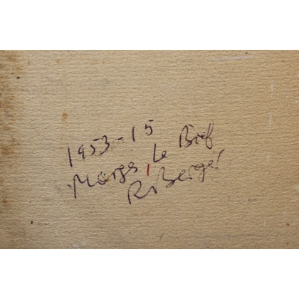 Tableau \"Morges\" signé Ric BERGER