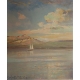 Tableau "Les rochers de mémise" signé Louis BAUDIT