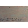 Tableau \"Les rochers de Mémise\" signé Louis BAUDIT