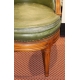 Fauteuil de bureau tournant style Louis XVI