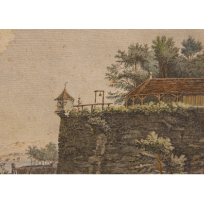 Gravure "Genève" par PÉRIGNON