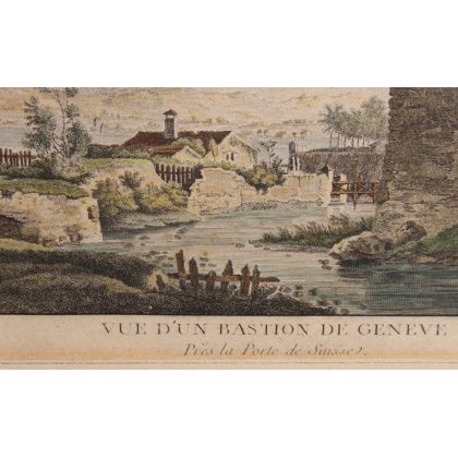 Gravure "Genève" par PÉRIGNON