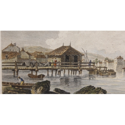 Gravure "Genève" par PÉRIGNON