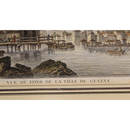 Gravure "Genève" par PÉRIGNON