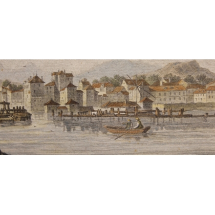 Gravure "Genève" par PÉRIGNON