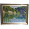 Paintings | Oil on canvas ‘Bord de rivière’ by Moinat SA  – Antiques and home décor