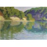 Paintings | Oil on canvas ‘Bord de rivière’ by Moinat SA  – Antiques and home décor
