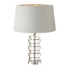 Lampe tour de disques "Acciano" en cristal