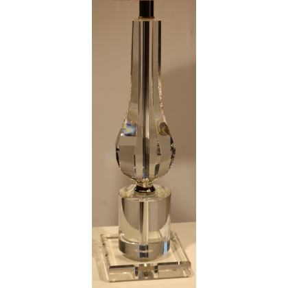 Lampe "Alodie" en cristal