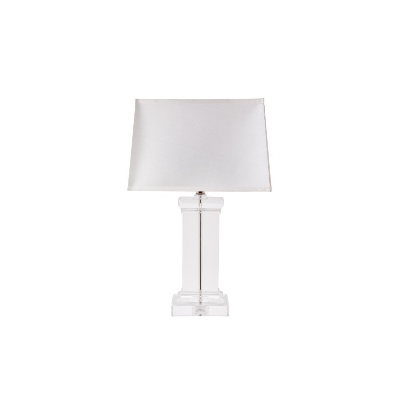 Lampe colonne rectangulaire "Cielo" en cristal