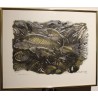 Gravure "Chevaines" signée Robert HAINARD