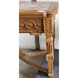 Louis XVI console table. Pink marble top. From  Moinat SA  - Antiques and home décor