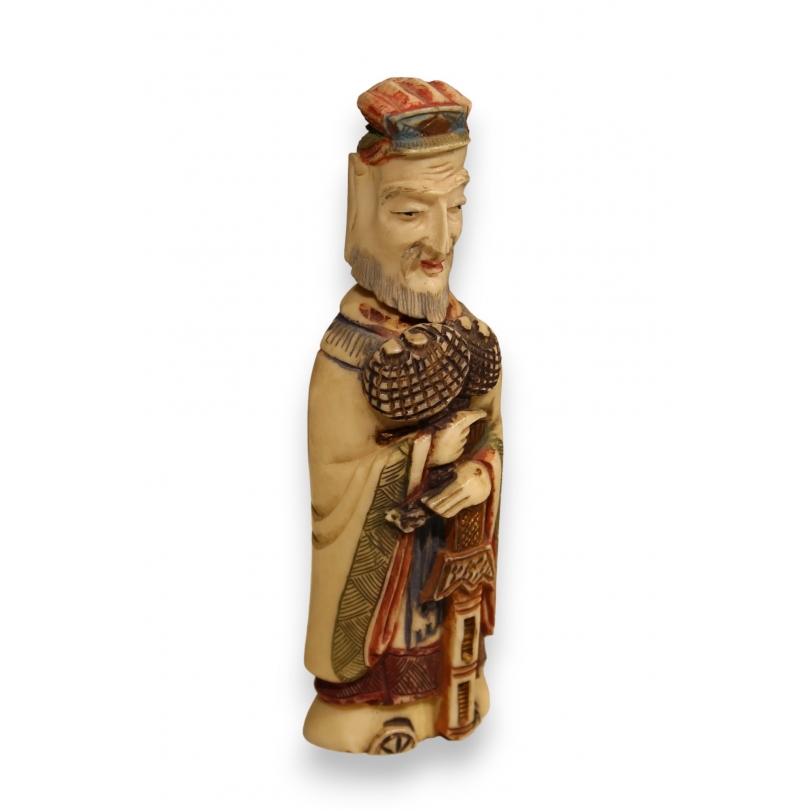 Ivory snuff bottle ‘Man’