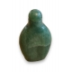 Snuff bottle en pierre dure verte