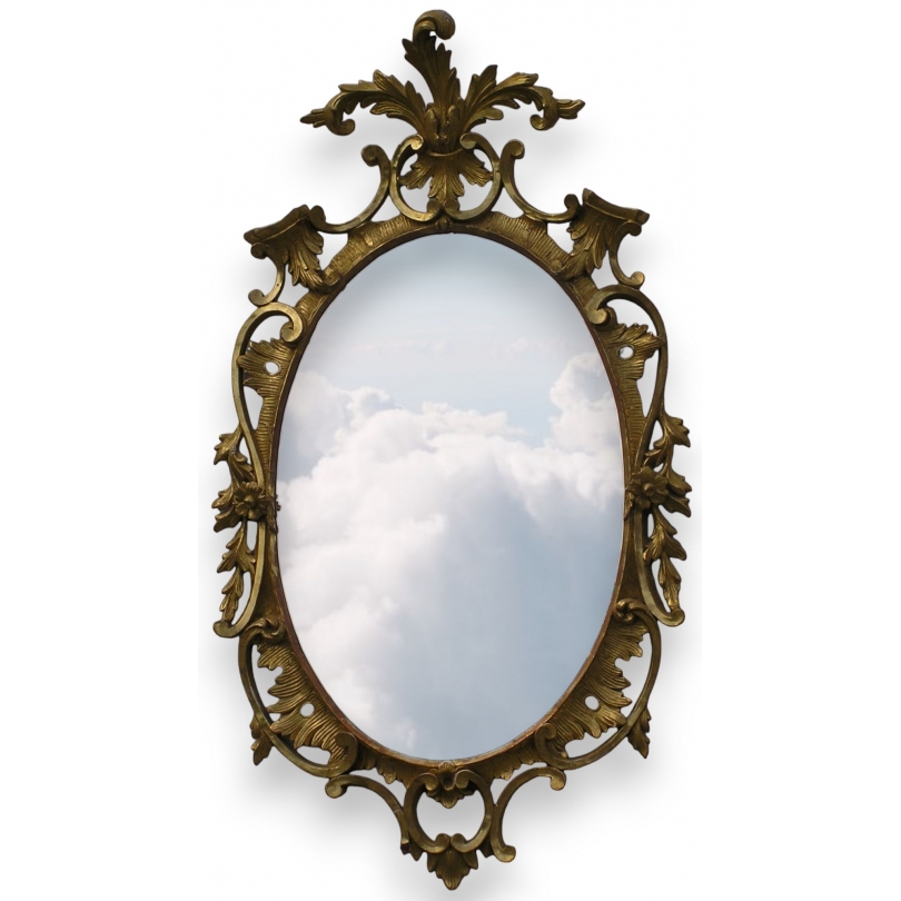  Miroir Baroque ovale. sur  Moinat SA  - Antiquités décoration