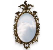 Miroir Baroque ovale.