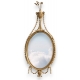 Hepelwhite oval mirror.