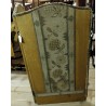 Small two-panel screen in yellow velvet