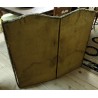 Small two-panel screen in yellow velvet