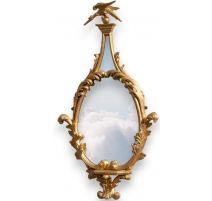 Queenann oval mirror.