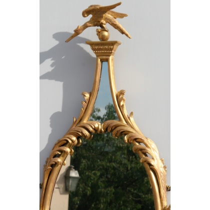  Miroir Queenann ovale. sur  Moinat SA  - Antiquités décoration
