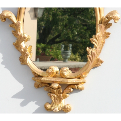  Miroir Queenann ovale. sur  Moinat SA  - Antiquités décoration