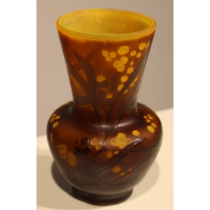 "Myosotis" vase, signed GALLÉ