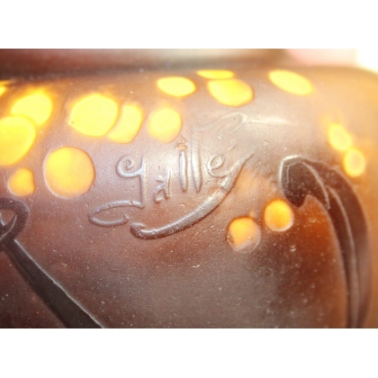 "Myosotis" vase, signed GALLÉ