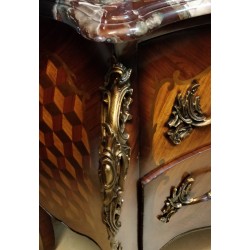  Commode style Louis XV ventrue en bois sur  Moinat SA  - Antiquités décoration
