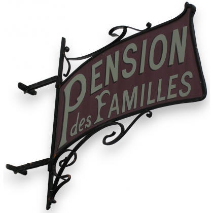 Enseigne "Pension des Familles"