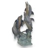 "4 Dolphins" bronze fountain