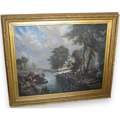 Tableau \"Paysage\", Blasset.