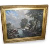 Paintings | Painting entitled ‘Landscape’, by Blasset. Moinat SA  – Antiques and home décor