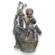 Bronze enfant vigneron