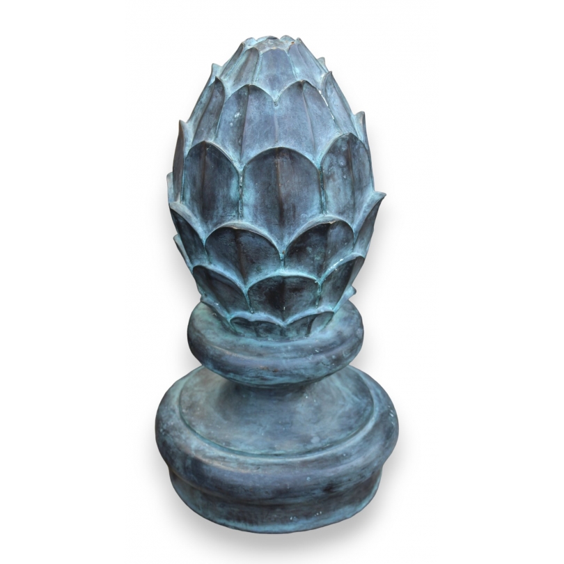 Bronze lotus flower